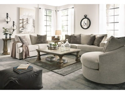 Soletren Stone Sofa, Loveseat and Accent Chair - Ornate Home