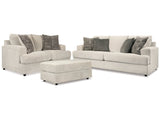 Soletren Stone Sofa, Loveseat, and Ottoman - Ornate Home