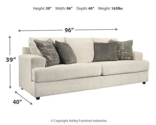 Soletren Stone Sofa (Online Special Price) - Ornate Home