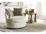 Soletren Stone Swivel Accent Chair (Online Special Price) - Ornate Home
