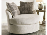 Soletren Stone Swivel Accent Chair - Ornate Home