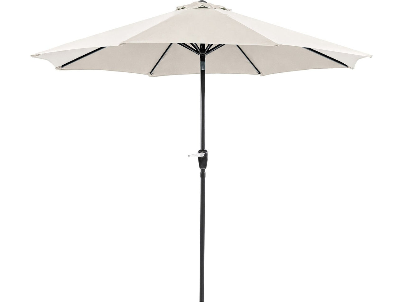 Soli 9' Outdoor Umbrella w/ Auto Tilt + 21" Round Base - Ornate Home