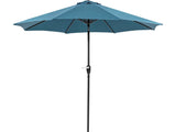 Soli Blue Outdoor Umbrella w/ Auto Tilt - Ornate Home