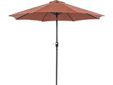 Soli Red Outdoor Umbrella w/ Auto Tilt - Ornate Home