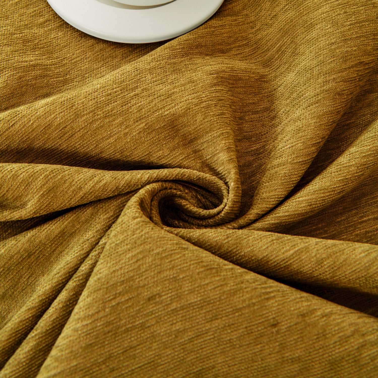 Solid Color Chenille Sofa Throw Blanket, Modern Decor Soft Couch Cover with Fringes - Ornate Home