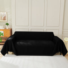 Solid Color Chenille Sofa Throw Blanket, Soft & Plush Decorative Couch Throw Cover - Ornate Home