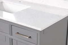 Soline White/Gray Vanity Set - Ornate Home