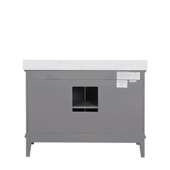 Soline White/Gray Vanity Set - Ornate Home