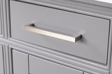 Soline White/Gray Vanity Set w/ Mirror - Ornate Home
