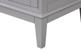 Soline White/Gray Vanity Set w/ Mirror - Ornate Home