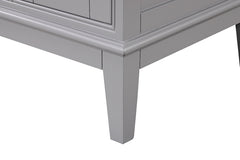 Soline White/Gray Vanity Set w/ Mirror - Ornate Home