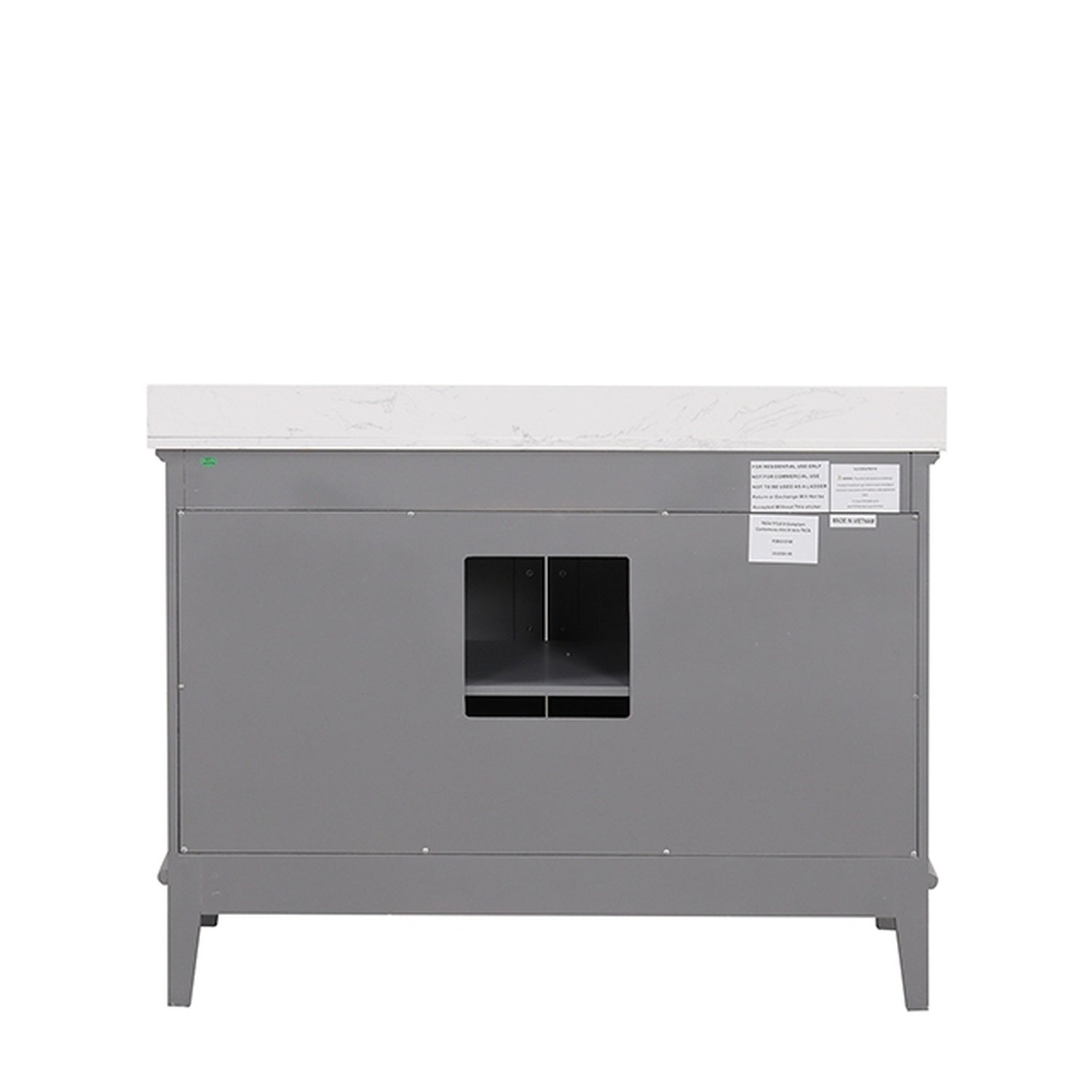 Soline White/Gray Vanity Set w/ Mirror - Ornate Home