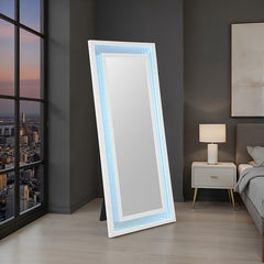 Solinus White Floor Mirror - Ornate Home