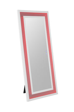 Solinus White Floor Mirror - Ornate Home