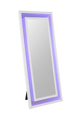 Solinus White Floor Mirror - Ornate Home