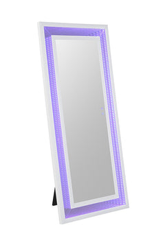 Solinus White Floor Mirror - Ornate Home