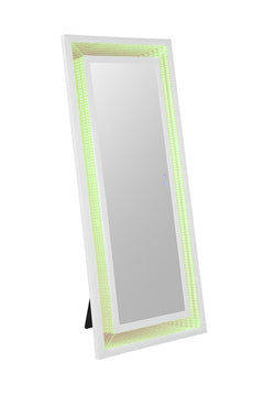Solinus White Floor Mirror - Ornate Home
