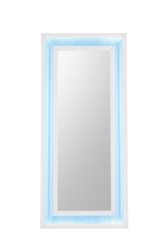 Solinus White Floor Mirror - Ornate Home
