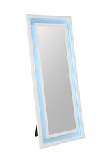 Solinus White Floor Mirror - Ornate Home