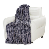 Solo Marine 54"x72" Faux-Fur Throw - Ornate Home