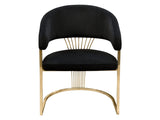 Solstice Black Dining Chair - Ornate Home