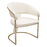 Solstice Cream Dining Chair - Ornate Home