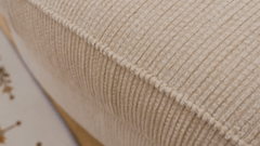 Solstice Luxe Beige/Gold Trim Sofa / HD-S7005 - Ornate Home