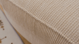 Solstice Luxe Beige/Gold Trim Sofa / HD-S7005 - Ornate Home