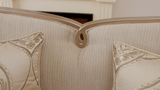 Solstice Luxe Beige/Gold Trim Sofa / HD-S7005 - Ornate Home