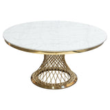 Solstice Marble Round Dining Table - Ornate Home