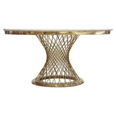 Solstice Marble Round Dining Table - Ornate Home