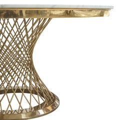 Solstice Marble Round Dining Table - Ornate Home