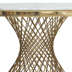 Solstice Marble Round Dining Table - Ornate Home