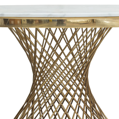 Solstice Marble Round Dining Table - Ornate Home