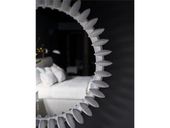 Solstice White Mirror - Ornate Home