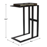 Soma Black Accent Table - Ornate Home