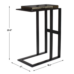 Soma Black Accent Table - Ornate Home
