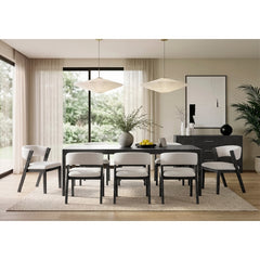 Soma Black Dining Table - Ornate Home