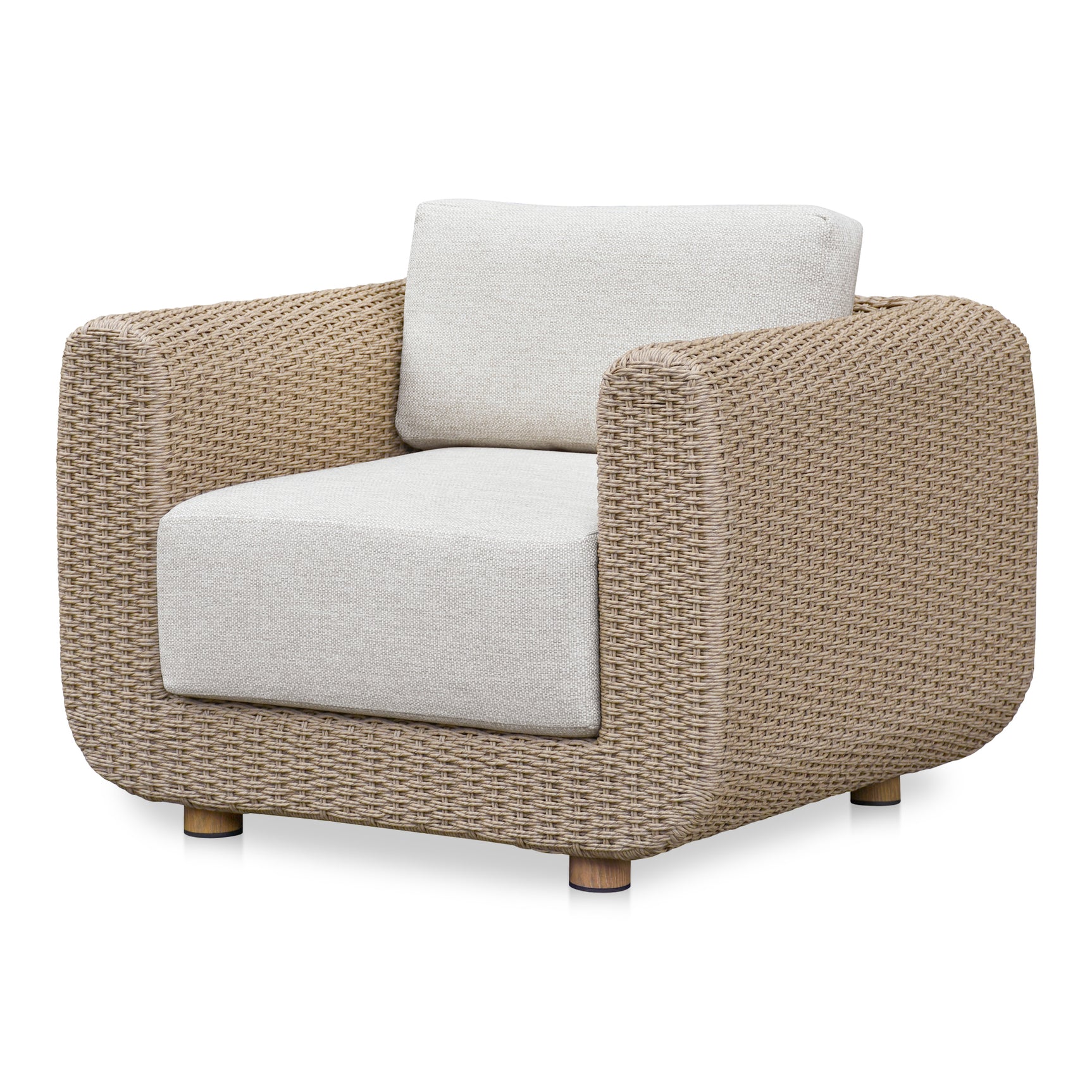 Soma Natural Outdoor Accent Chair - Ornate Home