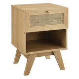 Soma Oak 1-Drawer Nightstand - Ornate Home