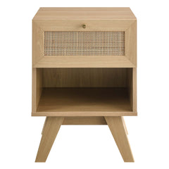 Soma Oak 1-Drawer Nightstand - Ornate Home