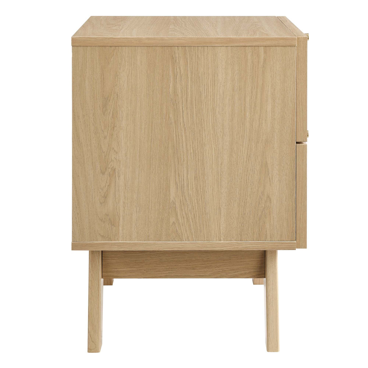 Soma Oak 2-Drawer Nightstand - Ornate Home