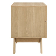 Soma Oak 2-Drawer Nightstand - Ornate Home