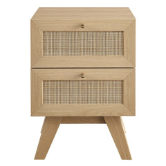 Soma Oak 2-Drawer Nightstand - Ornate Home