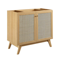 Soma Oak/Black 36" Bathroom Vanity - Ornate Home