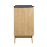 Soma Oak/Black 48" Single Sink Bathroom Vanity - Ornate Home