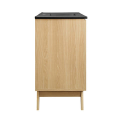 Soma Oak/Black 48" Single Sink Bathroom Vanity - Ornate Home