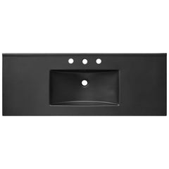 Soma Oak/Black 48" Single Sink Bathroom Vanity - Ornate Home