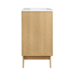 Soma Oak/White 36" Bathroom Vanity - Ornate Home