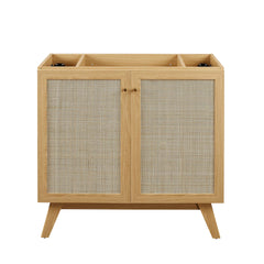 Soma Oak/White 36" Bathroom Vanity - Ornate Home